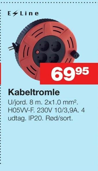 Bauhaus Kabeltromle tilbud