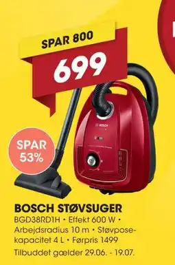 Punkt1 BOSCH STØVSUGER tilbud