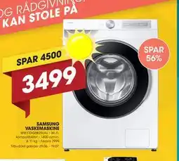 Punkt1 SAMSUNG VASKEMASKINE tilbud