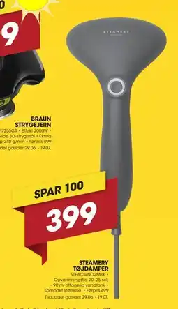Punkt1 STEAMERY TØJDAMPER tilbud