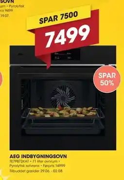 Punkt1 AEG INDBYGNINGSOVN tilbud