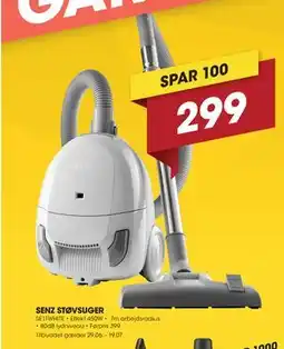 Punkt1 SENZ STØVSUGER tilbud