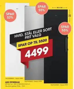 Punkt1 AEG FRYSESKAB tilbud