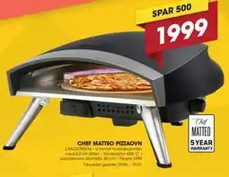 Punkt1 CHEF MATTEO PIZZAOVN tilbud