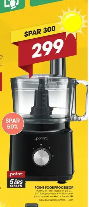 Punkt1 POINT FOODPROCESSOR tilbud