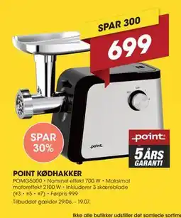 Punkt1 POINT KØDHAKKER tilbud
