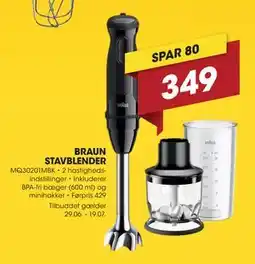 Punkt1 BRAUN STAVBLENDER tilbud