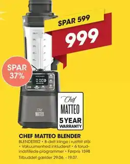 Punkt1 CHEF MATTEO BLENDER tilbud