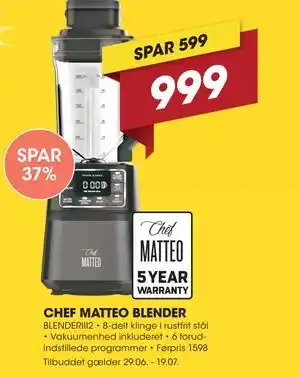 Punkt1 CHEF MATTEO BLENDER tilbud