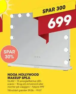 Punkt1 NOOA HOLLYWOOD MAKEUP SPEJL tilbud