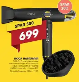 Punkt1 NOOA HÅRTØRRER tilbud