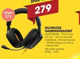 Punkt1 GLORIOUS GAMINGHEADSET tilbud