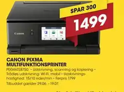 Punkt1 CANON PIXMA MULTIFUNKTIONSPRINTER tilbud