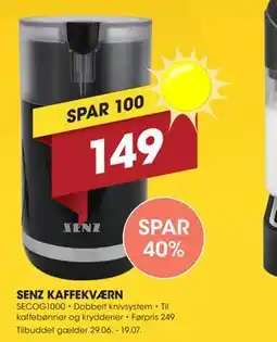 Punkt1 SENZ KAFFEKVÆRN tilbud