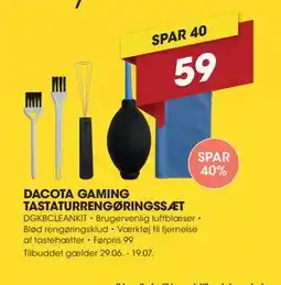 Punkt1 DACOTA GAMING TASTATURRENGØRINGSSÆT tilbud