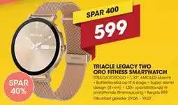 Punkt1 TRIACLE LEGACY TWO ORO FITNESS SMARTWATCH tilbud