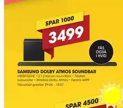 Punkt1 SAMSUNG DOLBY ATMOS SOUNDBAR tilbud
