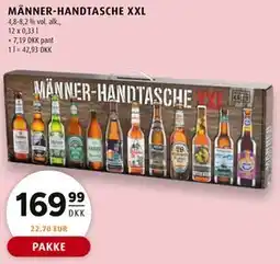 Scandinavian Park MÄNNER-HANDTASCHE XXL tilbud