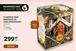 Scandinavian Park PLANTERAY RUM BARBADOS XO 20TH ANNIVERSARY tilbud