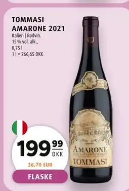 Scandinavian Park TOMMASI AMARONE 2021 tilbud