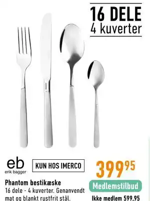 Imerco Phantom bestikæske tilbud
