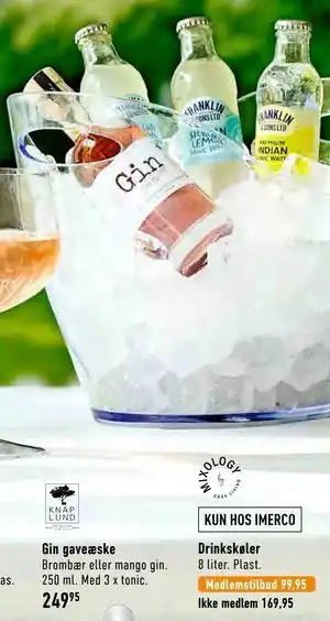 Imerco Gin gaveæske tilbud