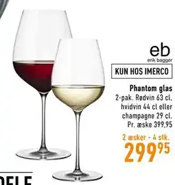 Imerco Phantom glas tilbud