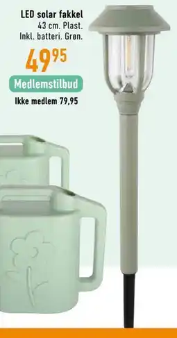 Imerco LED solar fakkel tilbud