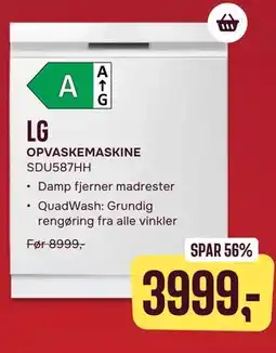 Skousen LG OPVASKEMASKINE SDU587HH tilbud