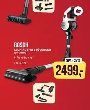 Skousen BOSCH LEDNINGSFRI STØVSUGER BCS711XXL tilbud