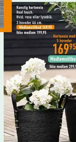 Imerco Kunstig hortensia tilbud