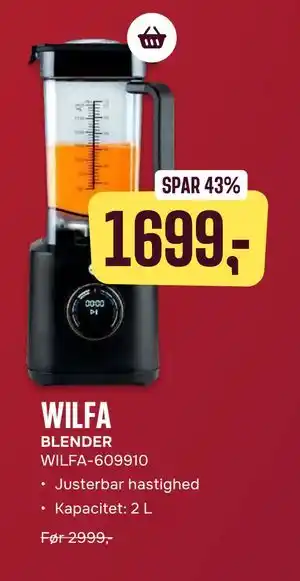 Skousen WILFA BLENDER WILFA-609910 tilbud