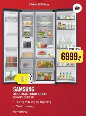 Skousen SAMSUNG AMERIKANERKØLESKAB tilbud