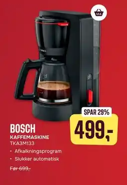 Skousen BOSCH KAFFEMASKINE tilbud