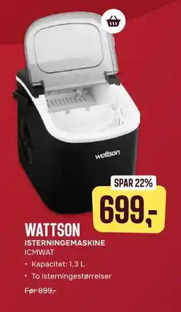 Skousen WATTSON ISTERNINGEMASKINE ICMWAT tilbud