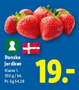 Lidl Danske jordbær tilbud