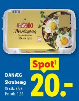 Lidl DANÆG skrabeæg / hverdagsæg tilbud