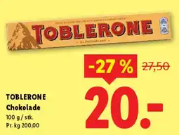 Lidl TOBLERONE Chokolade tilbud