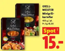 Lidl GRILL MEISTER Minigrillkartofler tilbud