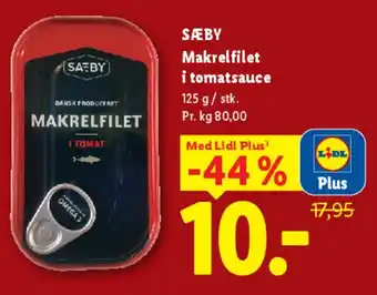 Makrelfilet i tomatsauce