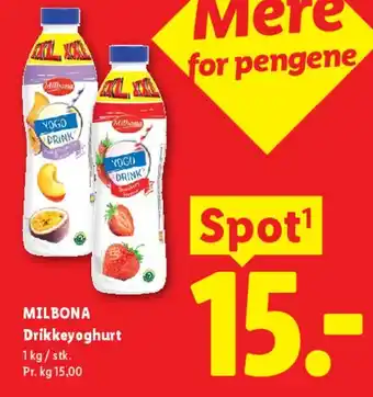 Lidl Drikkeyoghurt tilbud