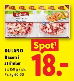 Lidl Bacon i strimler tilbud