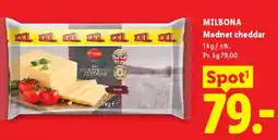 Lidl Modnet cheddar tilbud