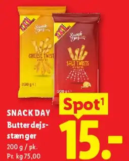 Lidl SNACK DAY Butterdejstænger tilbud