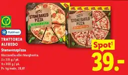 Lidl TRATTORIA ALFREDO Stenovnspizza tilbud