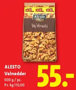 Lidl Alesto Valnødder tilbud