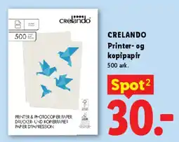 Lidl CRELANDO Printer- og kopipapir (500 ark) tilbud