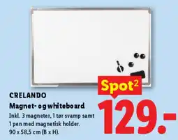 Lidl CRELANDO Magnet- og whiteboard tilbud