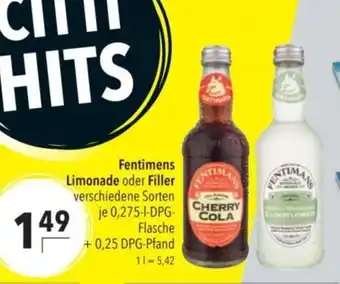 Citti Fentimens Limonade oder Filler tilbud