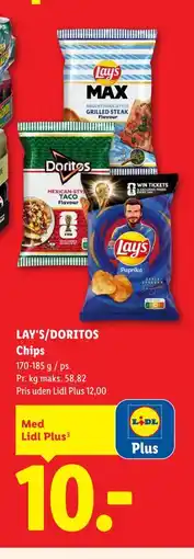Lidl LAY'S/DORITOS Chips tilbud